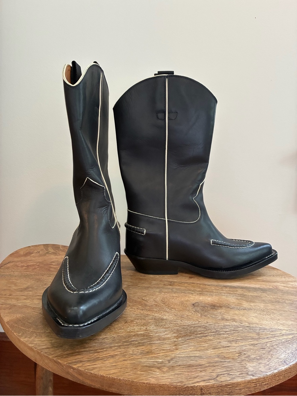 Chloe Nellie Leather Western Boot